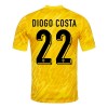 Maglia da Calcio Portiere Portogallo Diogo Costa 22 Euro 2024 Gialla per Uomo